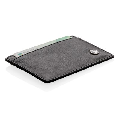 Бумажник Swiss Peak с защитой от сканирования RFID (Черный цвет)
