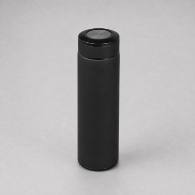 Термос Confident с покрытием soft-touch 420мл, черный