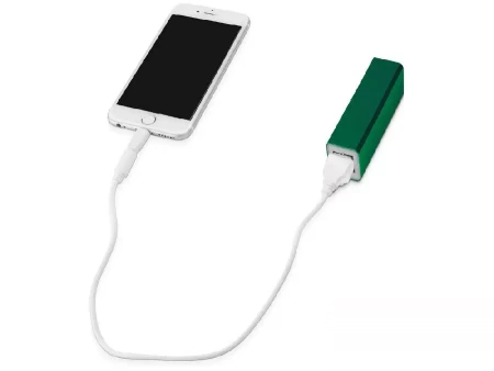 Портативное зарядное устройство Брадуэлл, 2200 mAh, зеленый