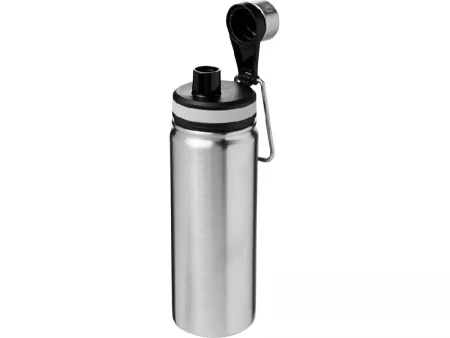 Спортивная бутылка Gessi объемом 590 мл с медной вакуумной изоляцией, серебристый