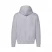 Толстовка мужская "PREMIUM HOODED SWEAT JACKET", серый меланж_L, 70% х/б, 30% п/э, 260 г/м2