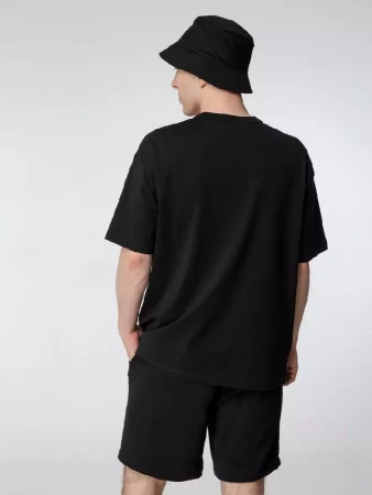 Футболка оверсайз мужская Boxy Men, черная, размер M