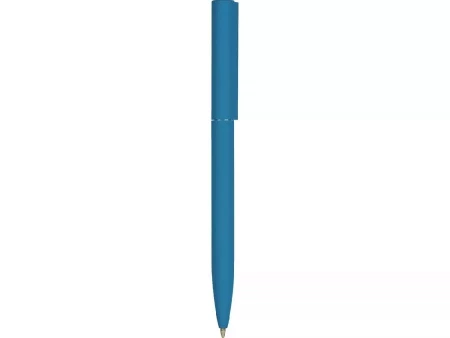 Шариковая металлическая ручка Minimalist софт-тач, морская волна