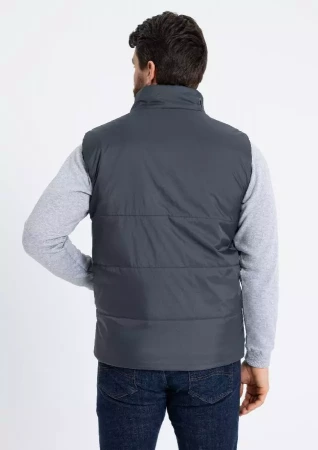 Жилет унисекс STAN утепленный таффета 210T,200, 84, Графит,  (101)  (60-62/5XL)