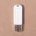 USB flash-карта UNIVERSAL (16Гб), белая, 5,8х1,7х0,6 см, пластик