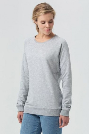Свитшот женский Kulonga Sweat серый меланж, размер XXL