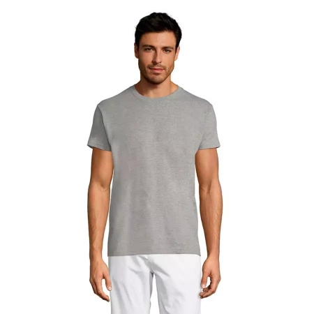 Футболка мужская REGENT, серый меланж_2XL, 85% хлопок, 15% вискоза, 150 г/м2