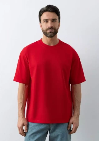 Футболка унисекс оверсайз STAN хлопок 240, 56, Красный,  (14)  (52/XL)