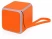 Портативная колонка Cube с подсветкой, оранжевый