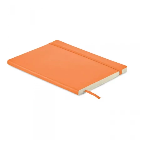 A5 recycled notebook (цвет - оранжевый)
