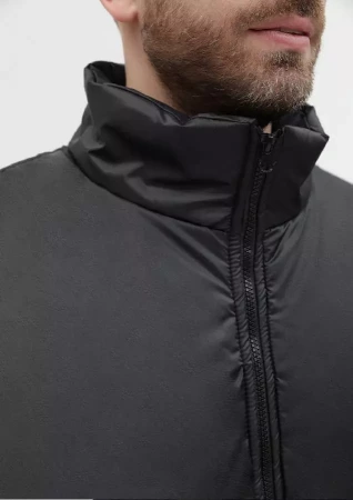 Жилет унисекс STAN утепленный таффета 210T,200, 84, Чёрный,  (20)  (52/XL)
