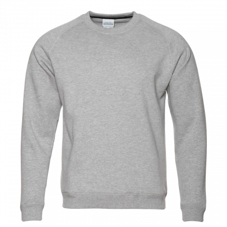 Свитшот унисекс STAN футер с начёсом 260, 53, Серый меланж,  (50/60)  (44/XS)