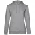 Толстовка с капюшоном женская Hoodie, серый меланж, размер 3XL