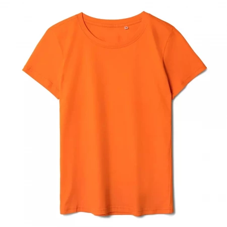 Футболка женская T-bolka Lady оранжевая, размер XL