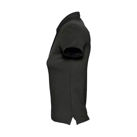 Поло женское PASSION, черный, XL, 100% хлопок, 170 г/м2