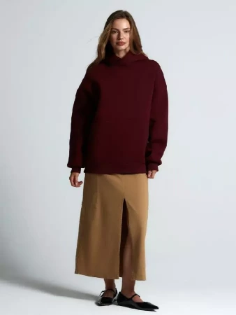 Худи Kulonga Oversize, бордовое, размер ХS/S
