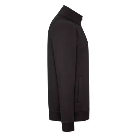 Толстовка "Sweat Jacket", черный_S, 70% х/б, 30% п/э, 280 г/м2