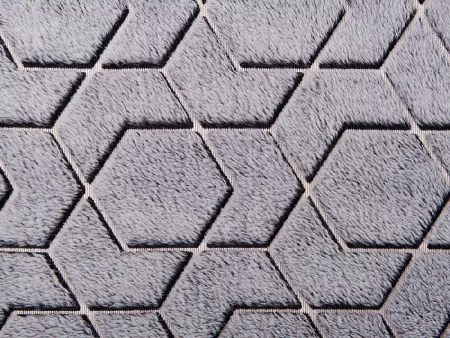 Светящийся в темноте плед Lattice черный