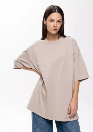 Футболка унисекс оверсайз STAN хлопок 240, 56, Песочный бежевый,  (541)  (56/XXXL)