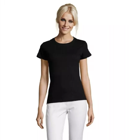 Футболка женская Regent Women черная, размер XXL