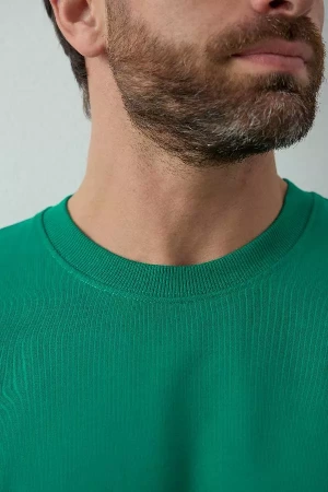Свитшот унисекс STAN футер с начёсом 260, 53, Зелёный,  (30)  (46/S)