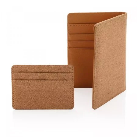 Эко-кошелек Cork c RFID защитой (Коричневый цвет)