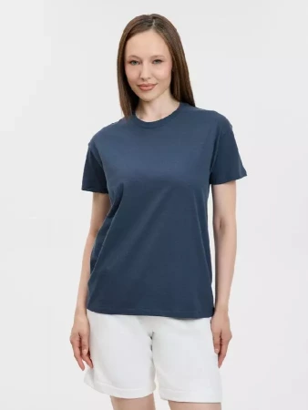 Футболка унисекс Regent 150, синяя (джинс), размер 4XL