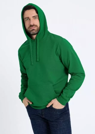 Худи унисекс STAN футер без начёса 260, 23, Зелёный,  (30)  (56/XXXL)