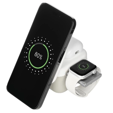 Беспроводная зарядная станция 3в1 15W Куб (Cube Wireless Magnetic)