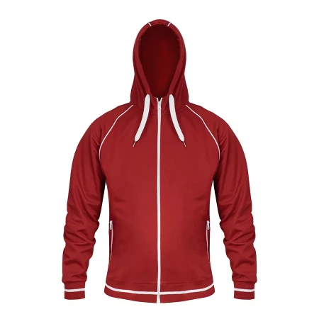 Толстовка мужская "COIMBRA" , красный, XL, 80% полиэстер, 20% хлопок, 320 г/м2
