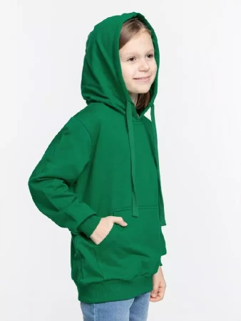 Худи детское Kirenga Kids 2.0, зеленое, 6 лет