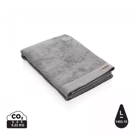Банное полотенце Ukiyo Sakura из хлопка AWARE™, 500 г/м², 70x140 см (Серый цвет)