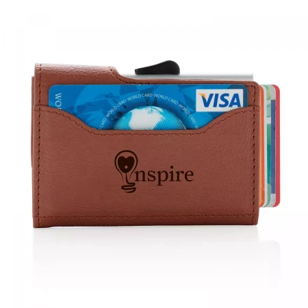 Кошелек с держателем для карт C-Secure RFID (Коричневый цвет)