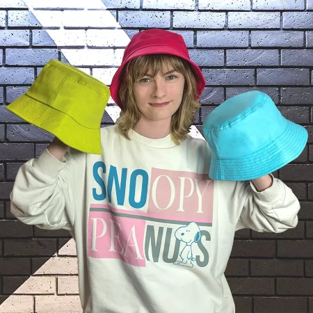Панама BRIM, фуксия, 100% хлопок, твил, 250 г/м2