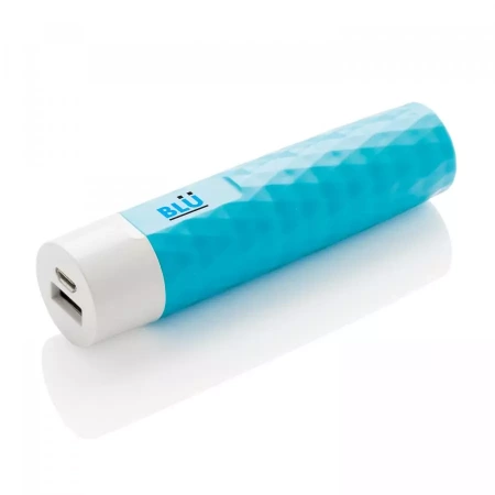 Зарядное устройство Geometric, 2200 mAh (Синий цвет)