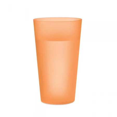 Reusable event cup 500ml (цвет - прозрачно-оранжевый)