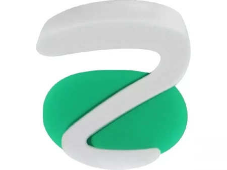 Ручка пластиковая soft-touch шариковая Zorro, мятный//белый