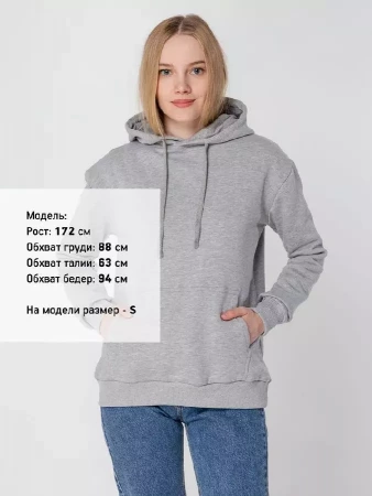 Худи Kirenga 2.0 Heavy ver. 2, серый меланж, размер 4XL