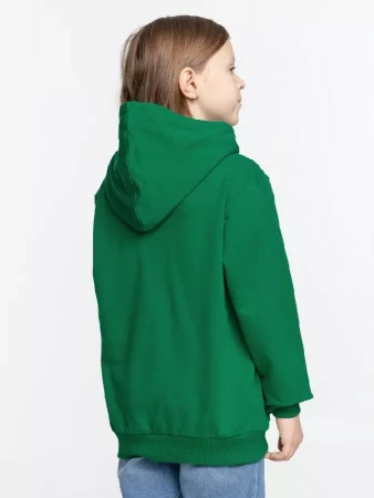 Худи детское Kirenga Kids 2.0, зеленое, 6 лет