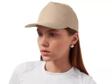 Бейсболка Poly 5-ти панельная 120 гр, песочный
