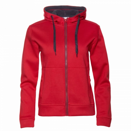 Толстовка женская STAN с капюшоном на молнии сэндвич 320, 19, Красный,  (14)  (42/XS)