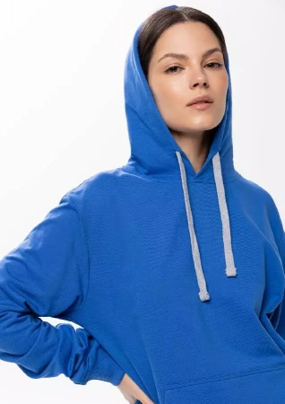 Худи унисекс STAN футер без начёса 260, 23, Синий,  (16/1)  (52/XL)