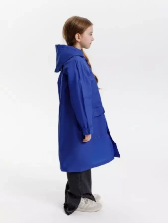 Дождевик детский RainDrop Kids, ярко-синий, 12 лет (рост 142-152)