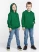 Худи детское Kirenga Kids 2.0, зеленое, 8 лет