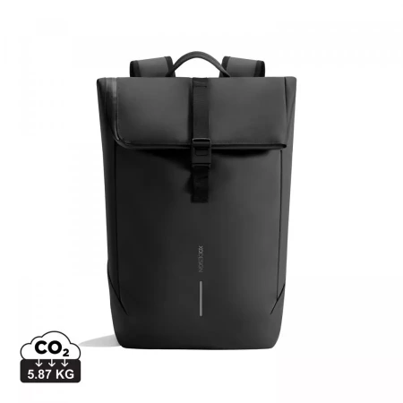 Антикражный водонепроницаемый рюкзак Urban Flap-Top, черный (Серый цвет)