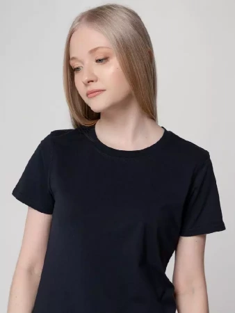 Футболка женская T-bolka Lady темно-синяя, размер XL