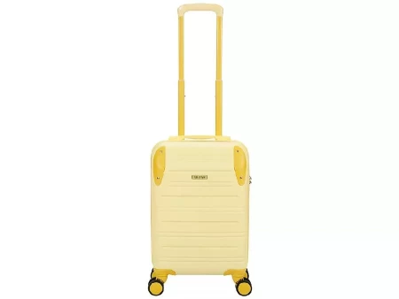 Чемодан TORBER В Отпуск, желтый, ABS-пластик, 36 х 22 х 55 см, 31 л, 2,4 кг