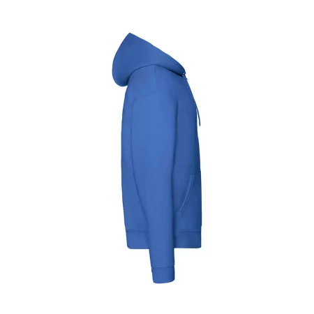 Толстовка "PREMIUM HOODED SWEAT JACKET", ярко-синий_2XL, 70% х/б, 30% п/э, 280 г/м2