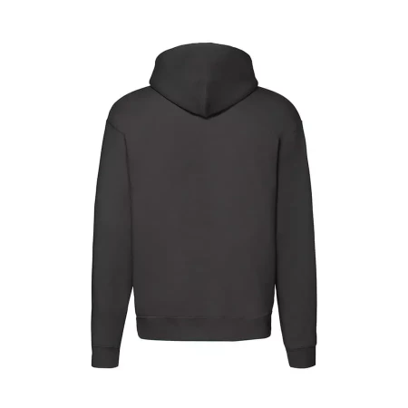 Толстовка мужская "PREMIUM HOODED SWEAT JACKET", черный_2XL, 70% х/б, 30% п/э, 280 г/м2