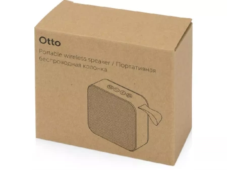Портативная колонка Otto, зеленое яблоко/черный